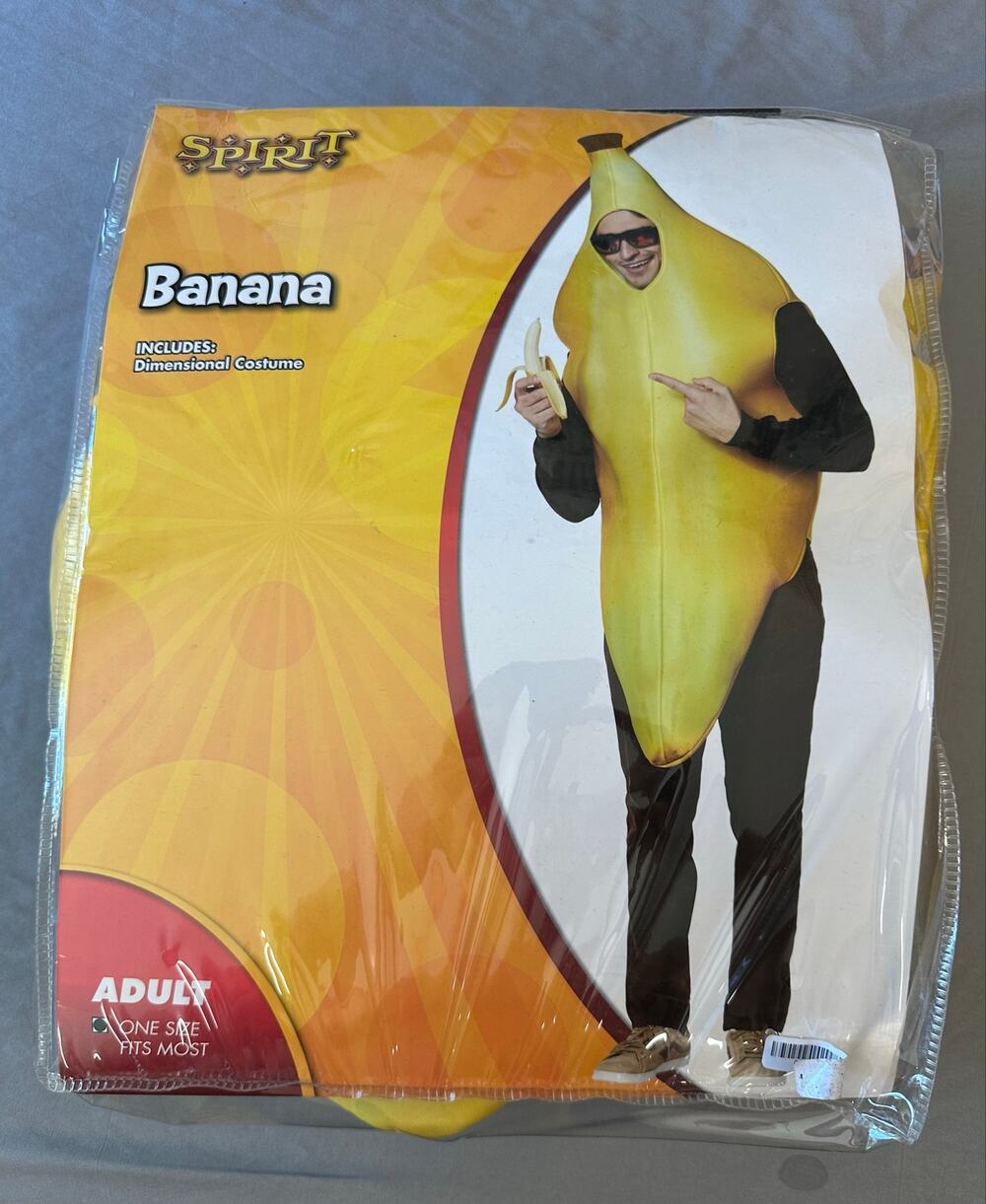Spirit Adults Banana Costume One Size